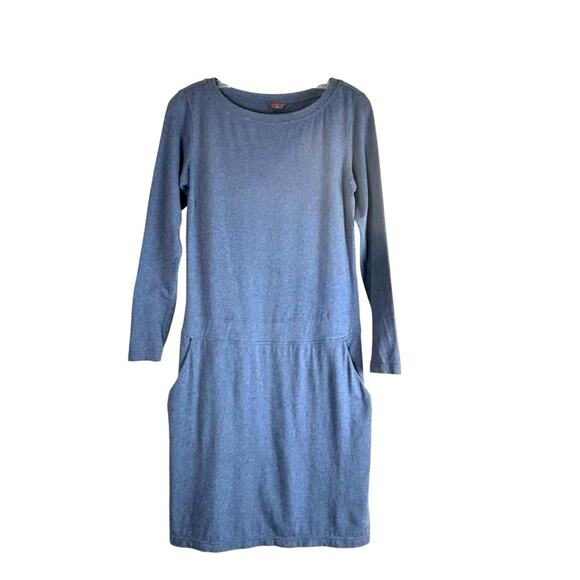 Merrell Dress SZ S/P Blue Long Sleeve T-Shirt Style w/ Pockets Stretchy Gorpcore - Picture 1 of 7